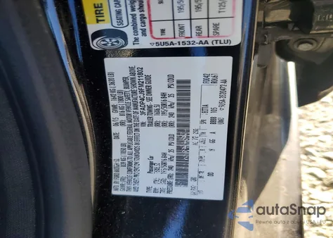 2015 Ford Fiesta Titanium z USA, uszkodzony, nr VIN 3FADP4CJ9FM211802